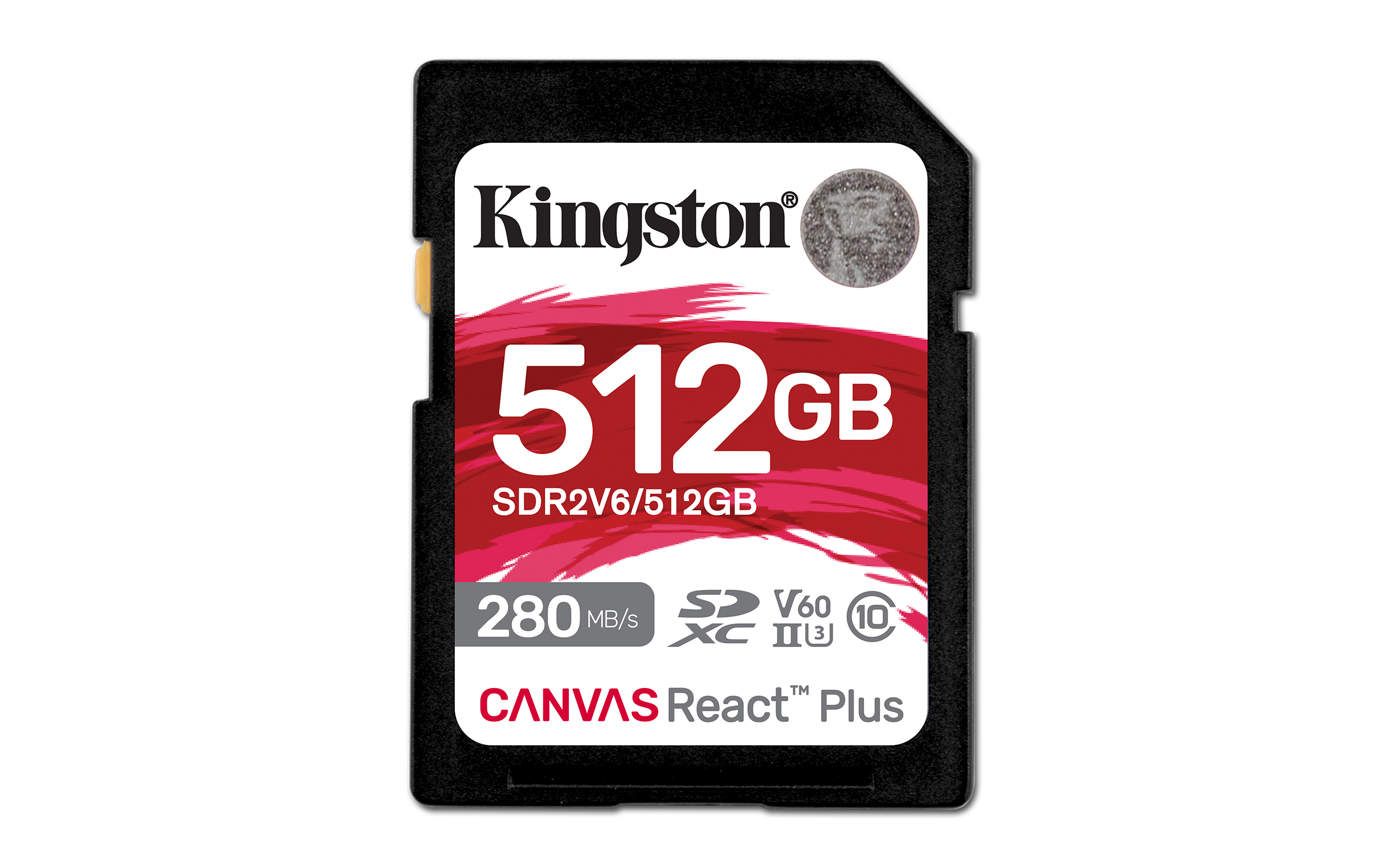 Kingston Canvas React Plus/ SDHC/ 512GB/ UHS-II U3 / Class 10