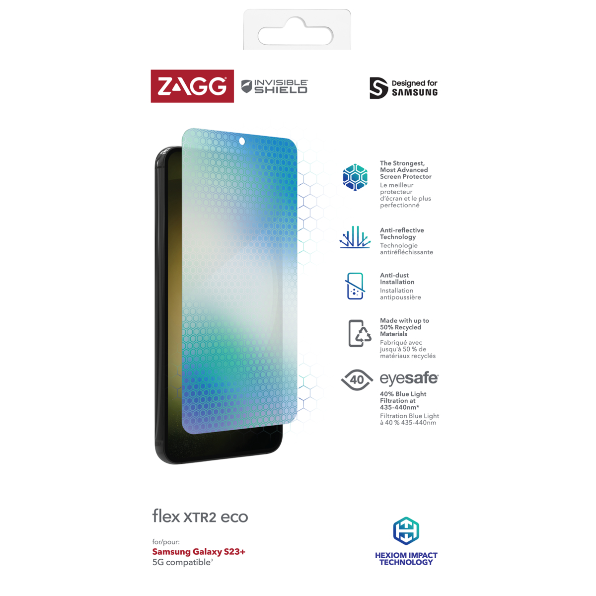 ZAGG Invisible Shield Flex XTR2 ECO hybridné sklo SG S23+ 