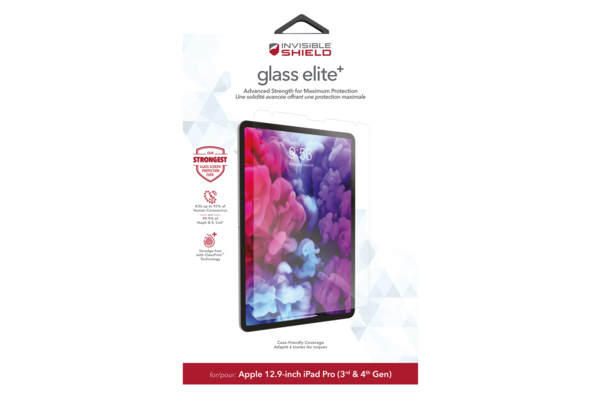 InvisibleShield Elite+ sklo iPad Pro 12.9&quot;&quot; 2021/ 2020/ 2018) 