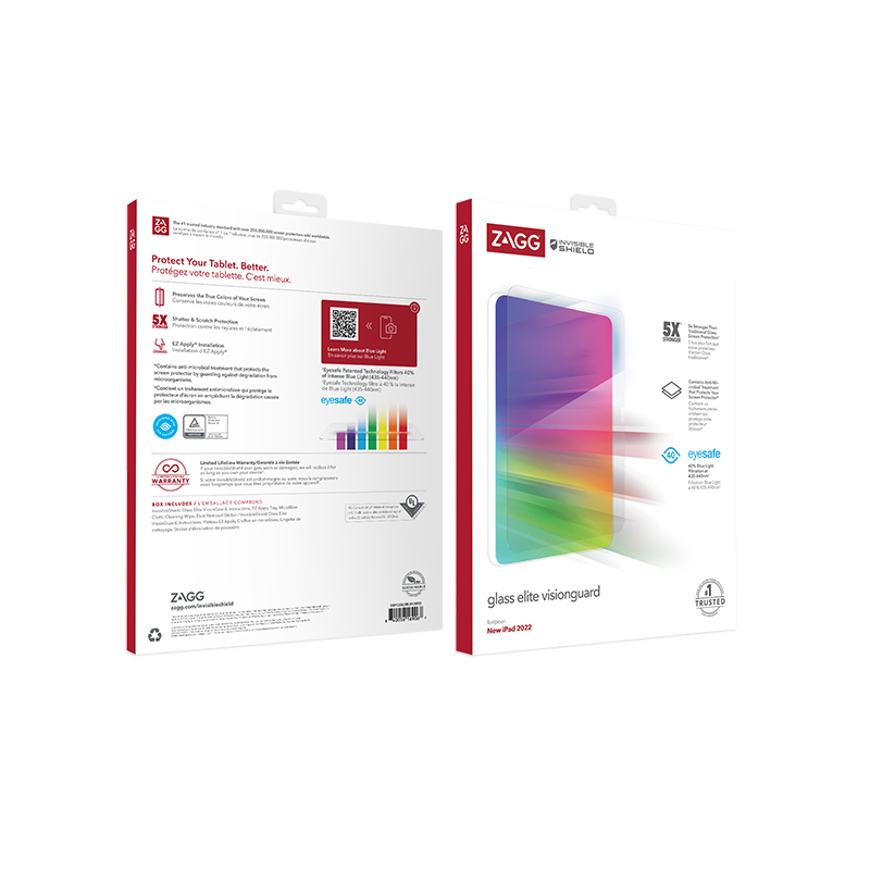 ZAGG Invisible Shield Elite VisionGuard sklo Apple iPad 10.9 2022 