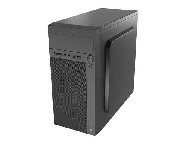Počítačová skriňa Natec HELIX USB-C/ Micro ATX/ Čierna 