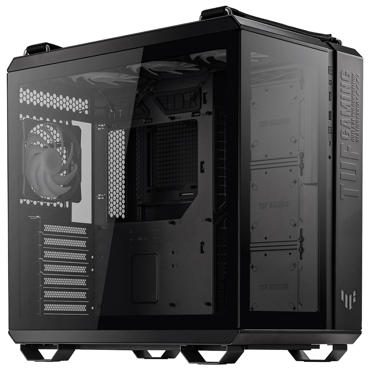 ASUS TUF Gaming GT502 PLUS/ Midi Tower/ Transpar./ Čierna 
