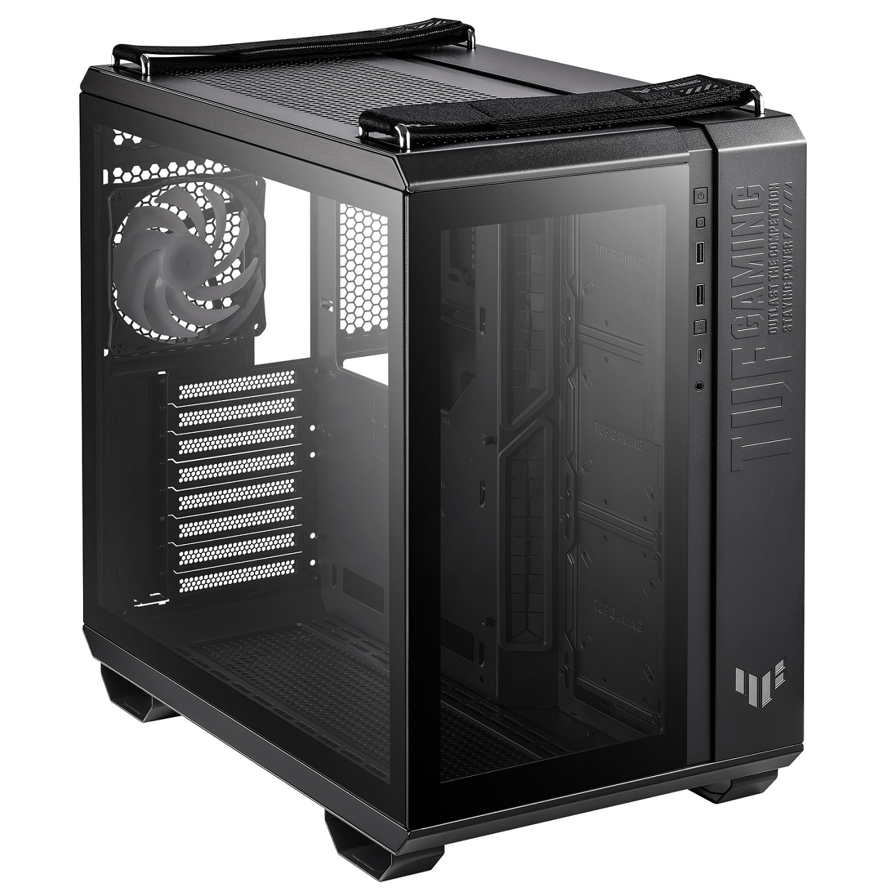 ASUS TUF Gaming GT502 PLUS/ Midi Tower/ Transpar./ Čierna 