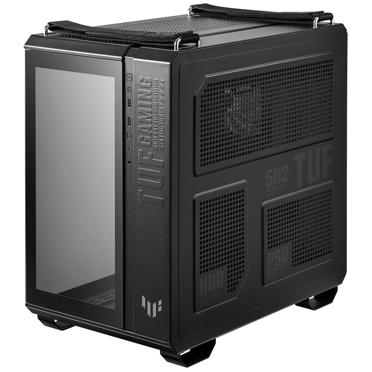 ASUS TUF Gaming GT502 PLUS/ Midi Tower/ Transpar./ Čierna 