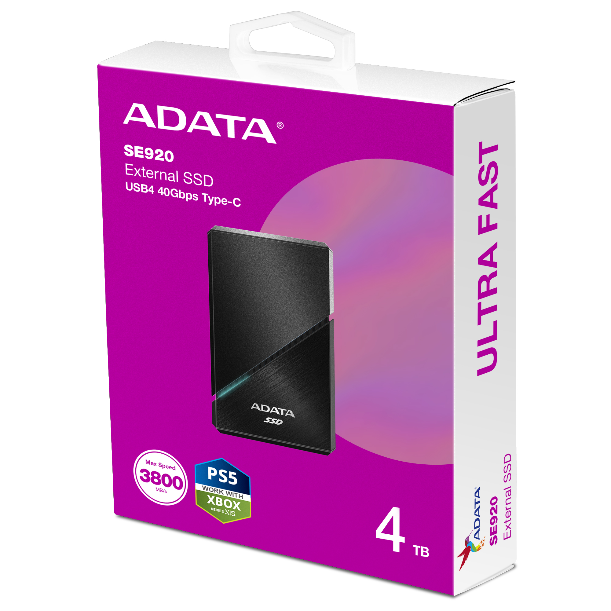 ADATA externí SSD SE920 4TB USB4 