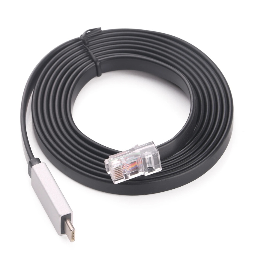 W-Star Redukcia USBC/ RJ45, 1, 5m, console cable RS232, UC-RJ45RS232