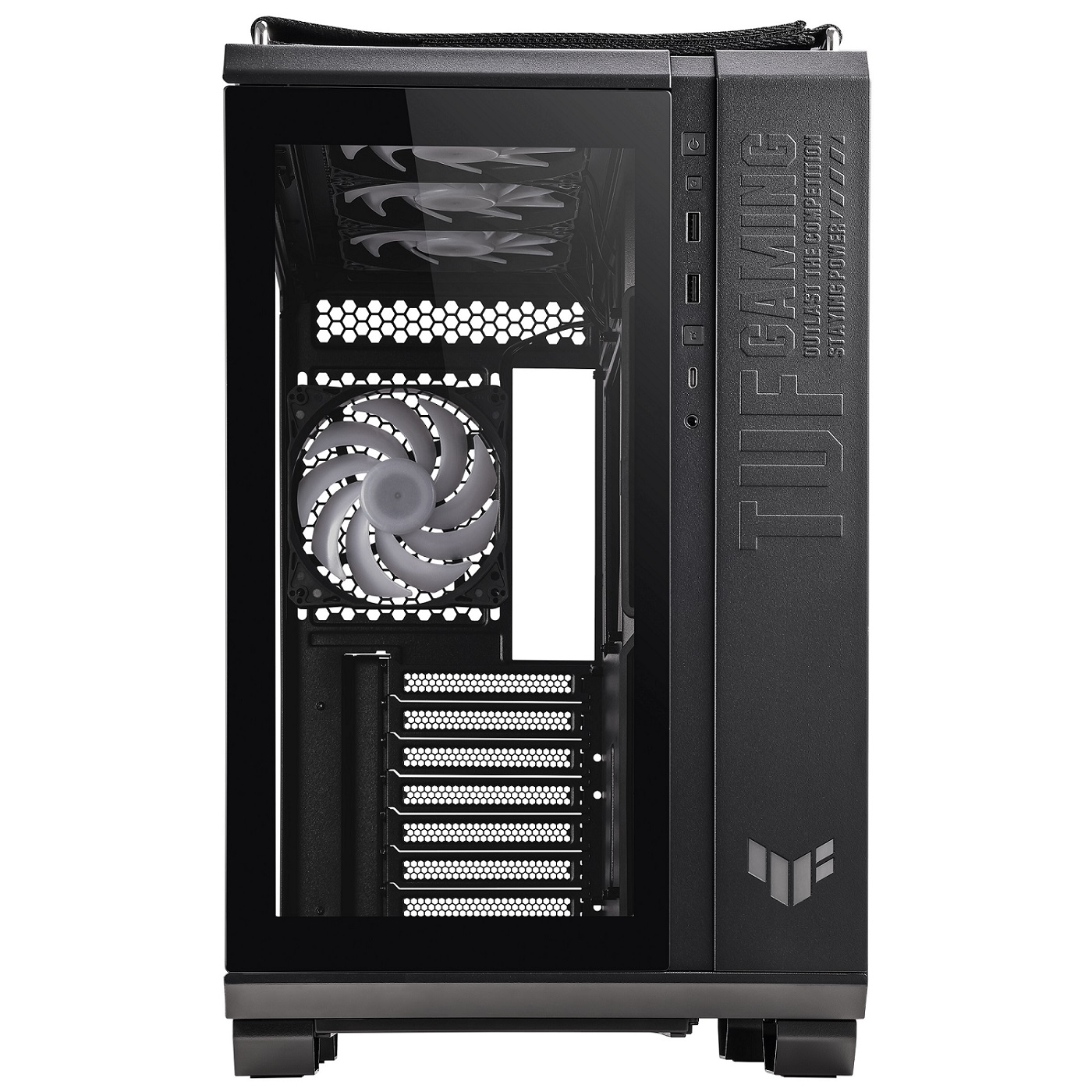ASUS TUF Gaming GT502 PLUS/ Midi Tower/ Transpar./ Čierna