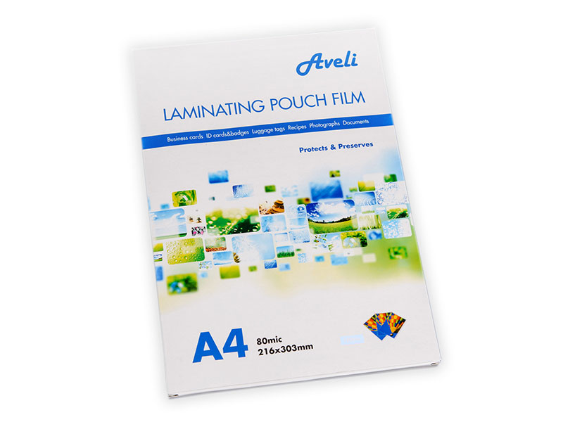 Laminovacie fólie AVELI A4/ 160mic (2x80), lesklé