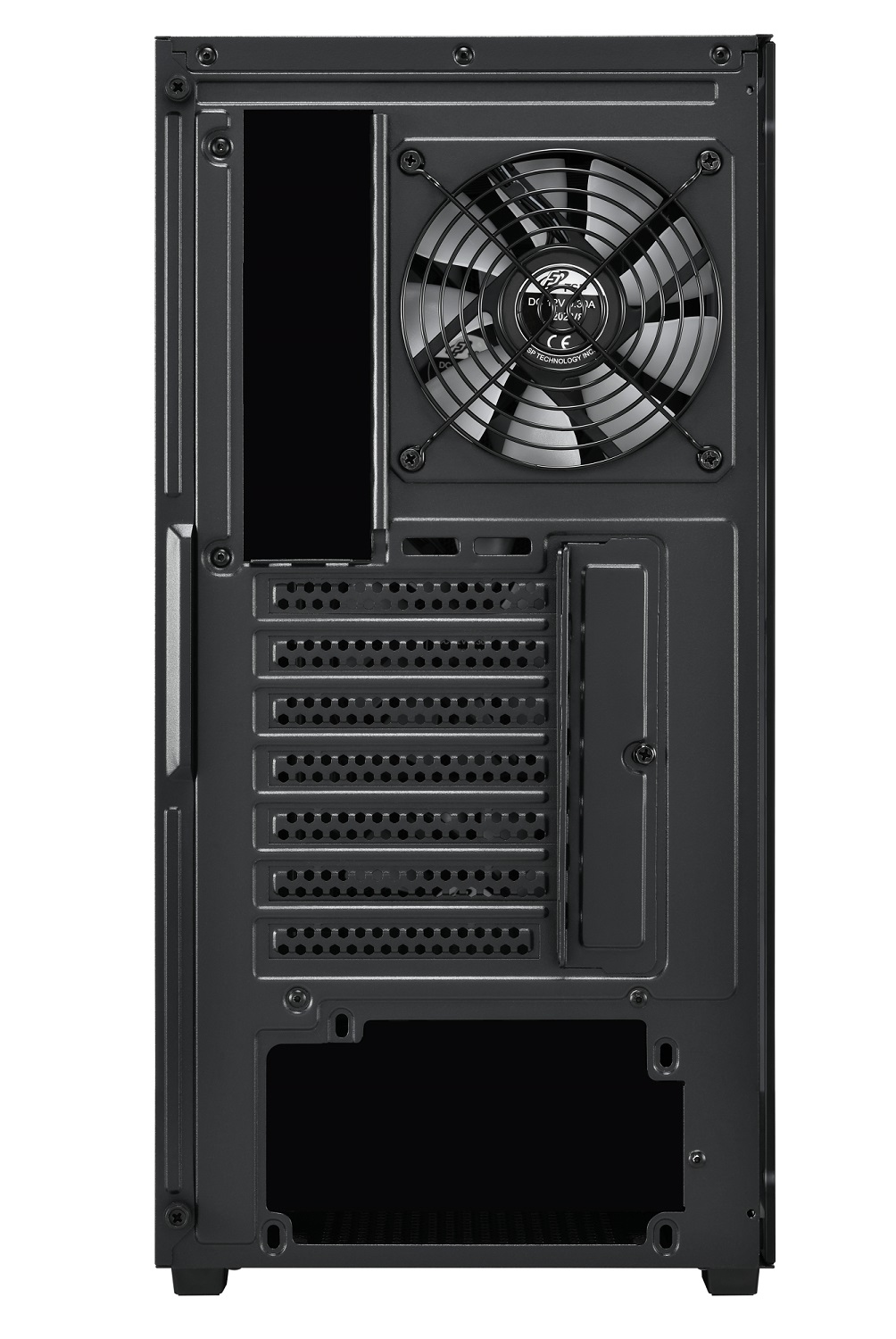 FSP CMT218/ Midi Tower/ Transpar./ Čierna 