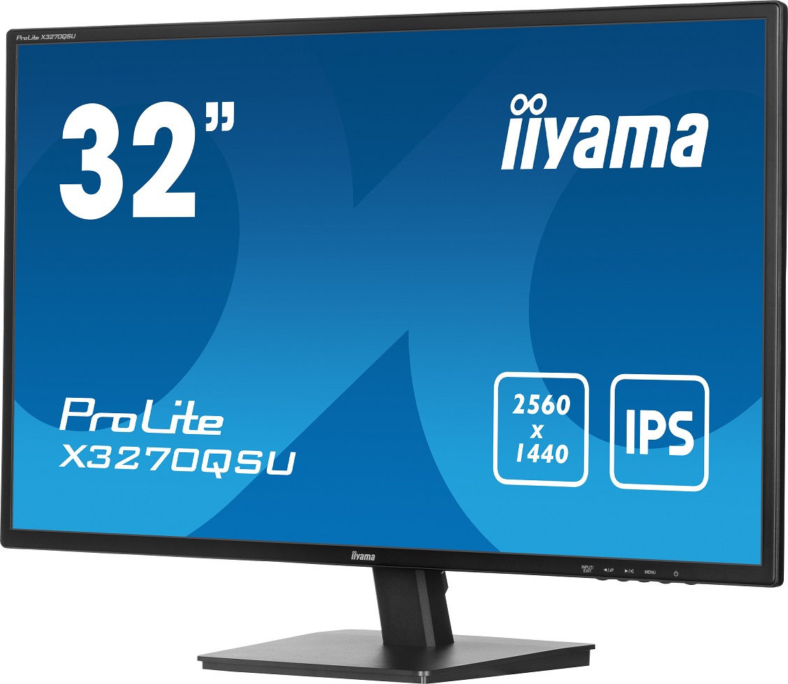 iiyama ProLite/ X3270QSU-B1/ 31, 5"/ IPS/ QHD/ 100Hz/ 3ms/ Black/ 3R 