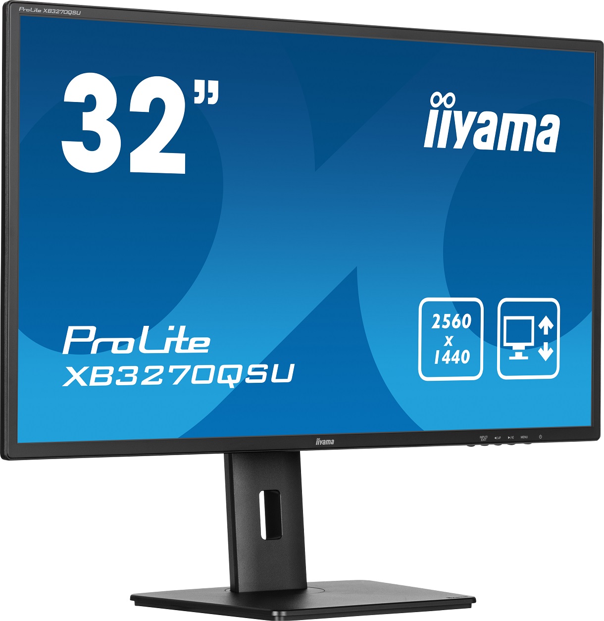 iiyama ProLite/ XB3270QSU-B1/ 31, 5"/ IPS/ QHD/ 100Hz/ 3ms/ Black/ 3R 