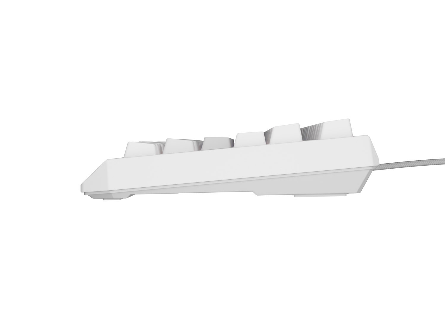 GENESIS herná klávesnica THOR 230/ TKL/ RGB/ Outemu Red/ Bezdrôtová USB + Bluetooth/ US layout/ Biela 