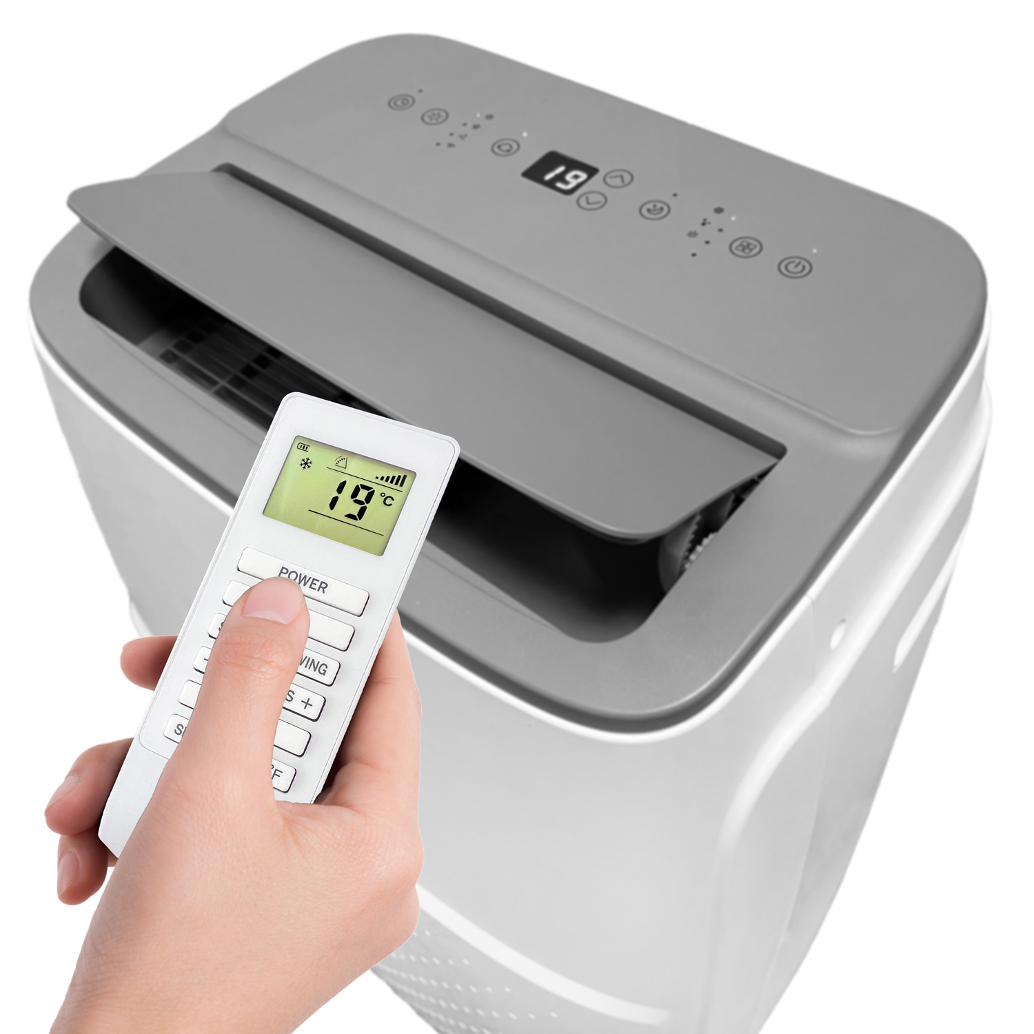 Salente SummerICE12, múdra mobilná klimatizácia, 12000 BTU, WiFi + Bluetooth, diaľk. ovl. 