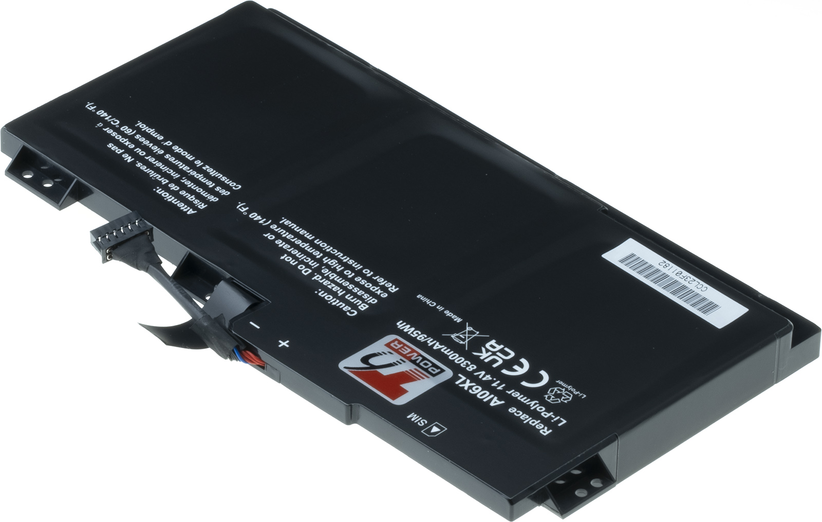 Batéria T6 Power pre HP ZBook 17 G3, 8300mAh, 95Wh, 6cell, Li-ion 
