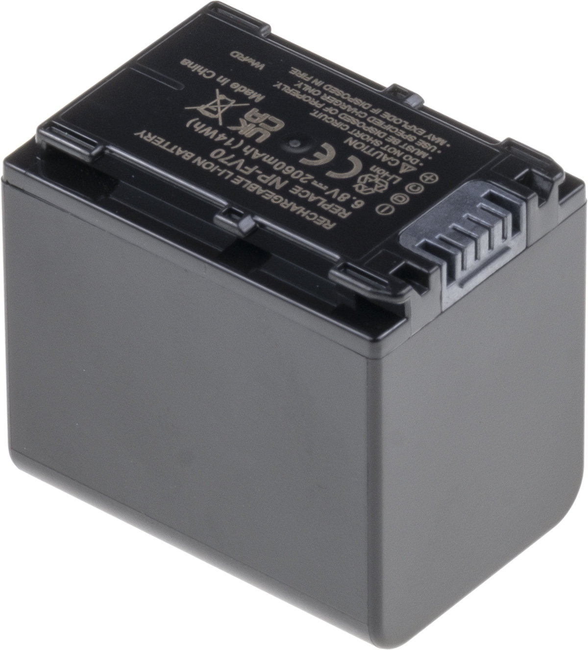 Batéria T6 Power Sony NP-FV70, 2060mAh, 14Wh, sivá 