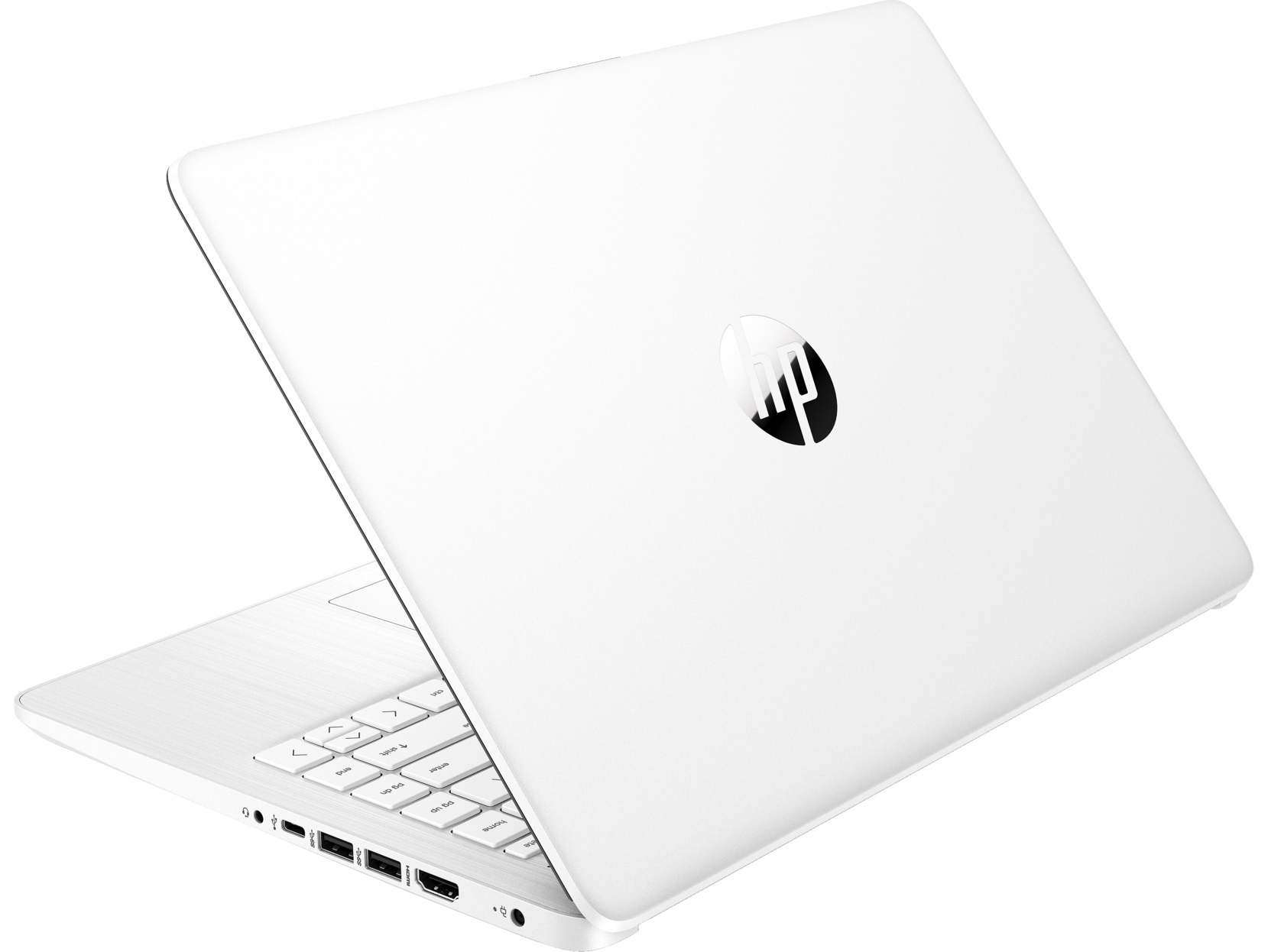 HP 14s/ 14s-dq0030nc/ N4120/ 14"/ 1366x768/ 4GB/ 128GB SSD/ UHD 600/ W11S/ White/ 2R 