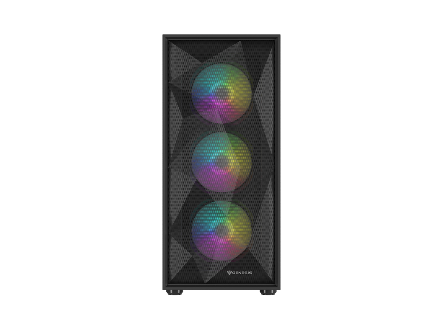 Počítačová skriňa Genesis DIAXID 605 ARGB/ Midi Tower/ Transpar./ Čierna 