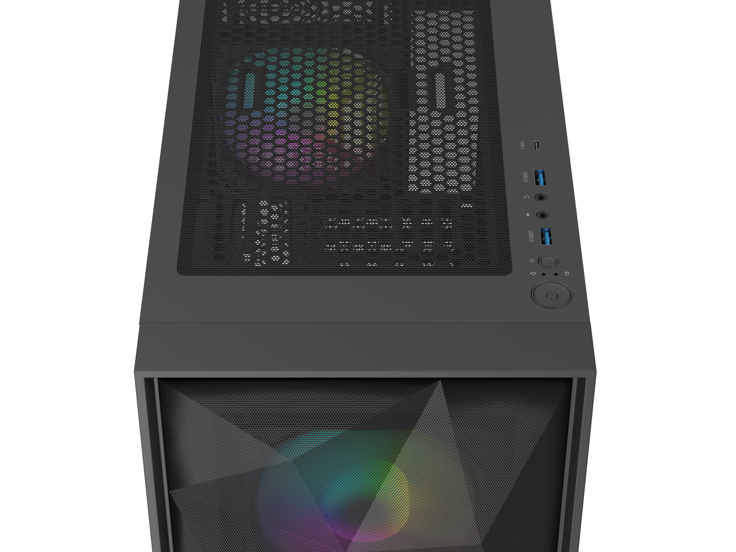 Počítačová skriňa Genesis DIAXID 605 ARGB/ Midi Tower/ Transpar./ Čierna 