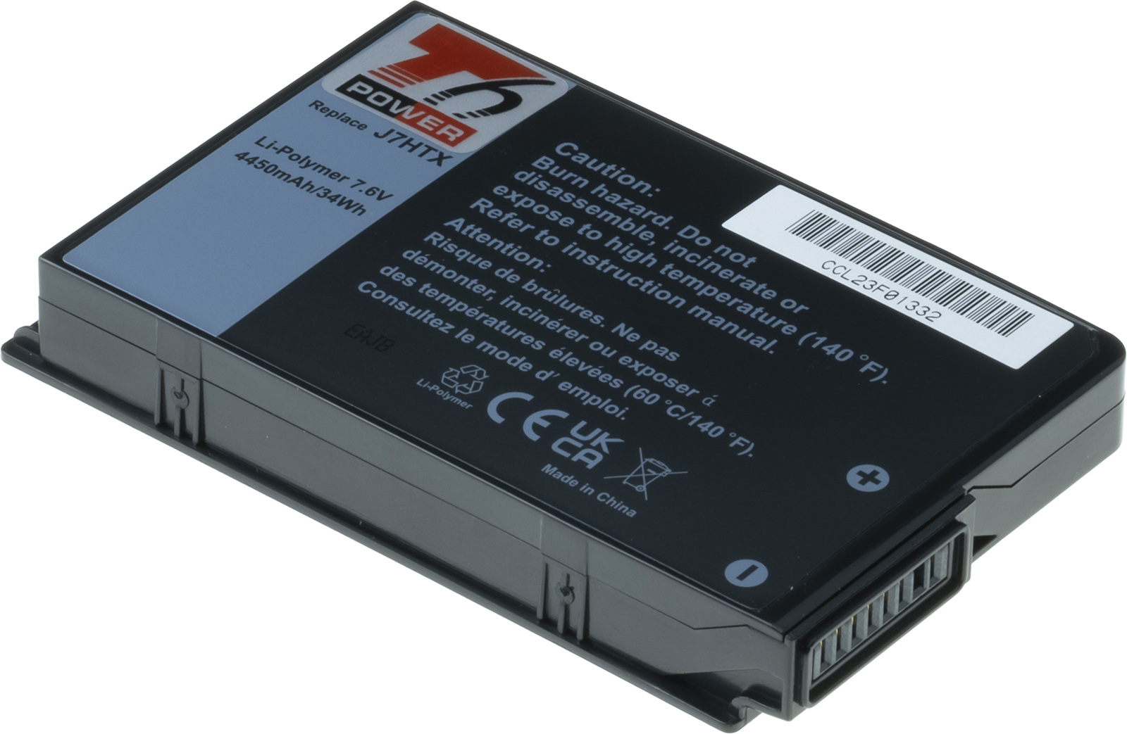 Batéria T6 Power Dell Latitude 12 7202, 7212, 7220 Rugged, 4450mAh, 34Wh, 2cell, Li-ion