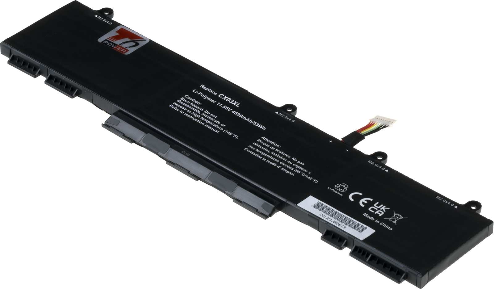 Batéria T6 Power HP EliteBook x360 830 G7, EliteBook x360 830 G8, 4590mAh, 53Wh, 3cell, Li-pol