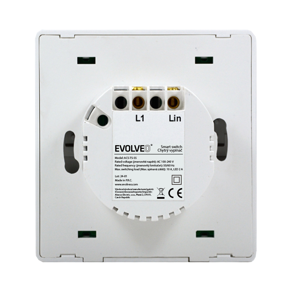 EVOLVEO WiFi Single Switch, šikovný vypínač 