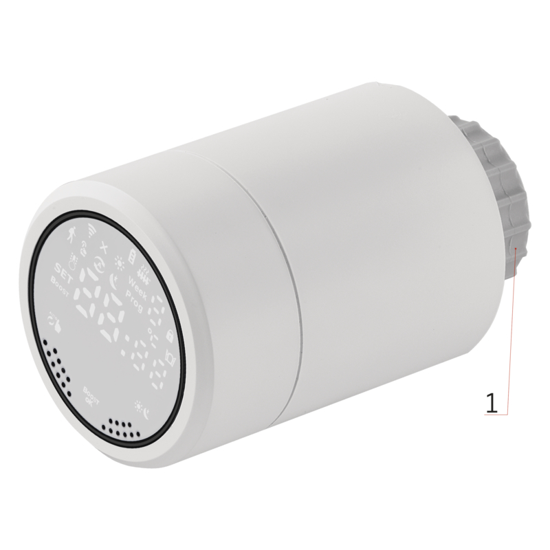 EMOS GoSMART progr.WIFI termostatická hlavica P5630S 
