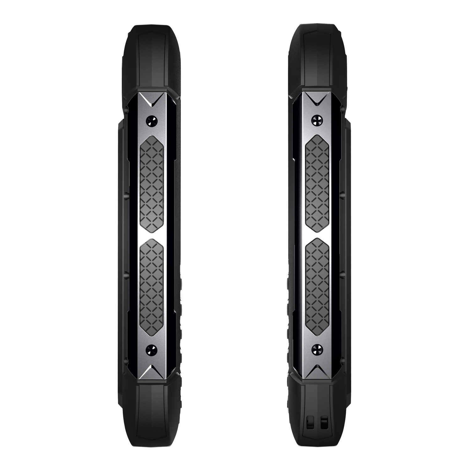EVOLVEO StrongPhone H1, vodotesný odolný Dual SIM telefón, čierna-šedá 