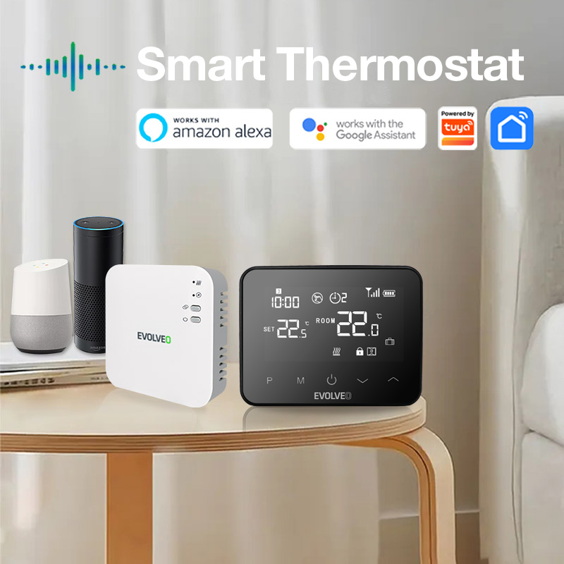 EVOLVEO Thermal, šikovný bezdrôtový programovateľný termostat 