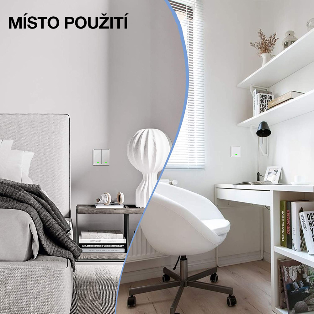 EVOLVEO WiFi Single Switch, šikovný vypínač 