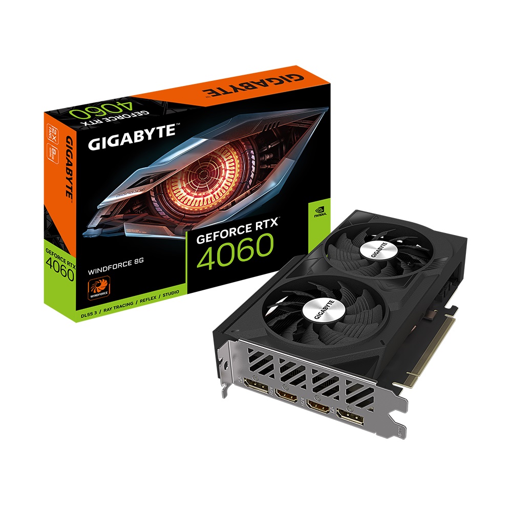 GIGABYTE GeForce RTX 4060 WINDFORCE/ 8GB/ GDDR6 