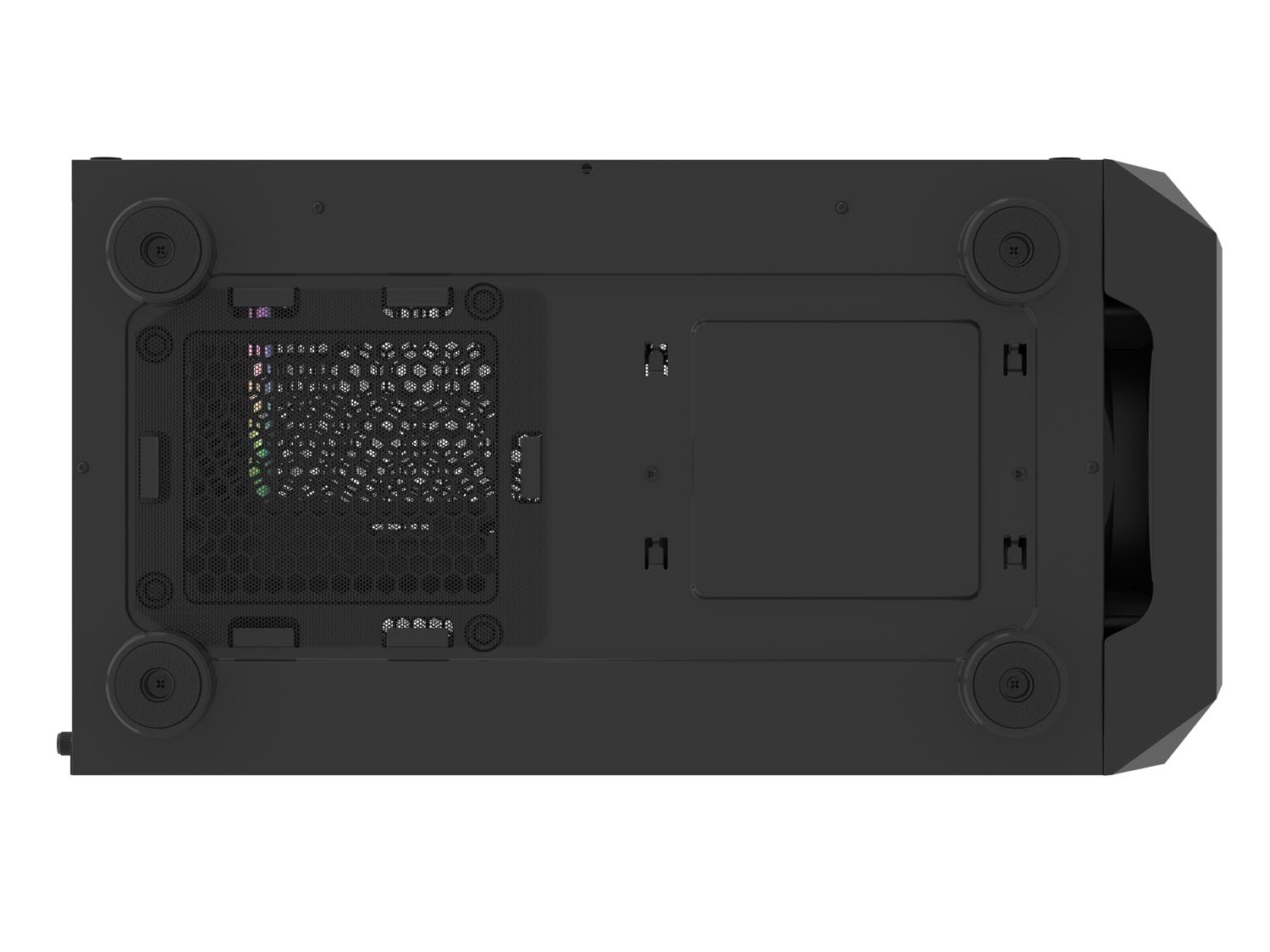 PC skriňa Fury SHOBO/ Midi Tower/ Transpar./ Čierna 