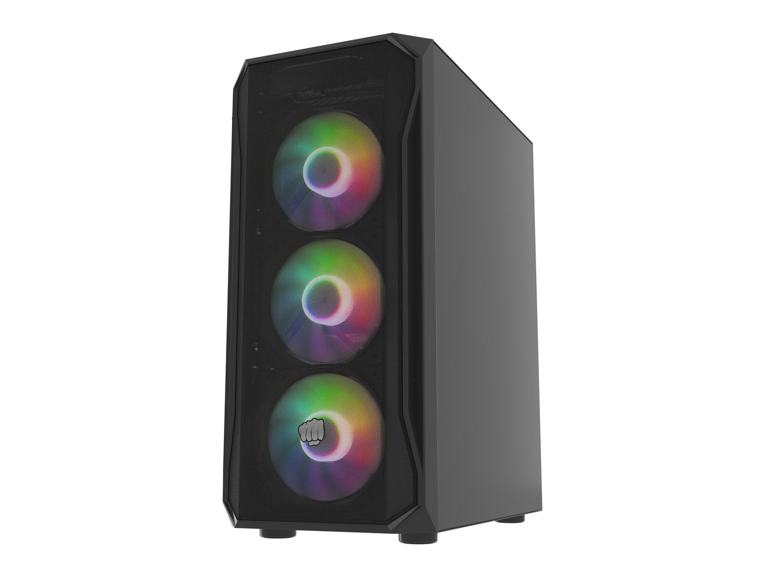 PC skriňa Fury SHOBO/ Midi Tower/ Transpar./ Čierna 