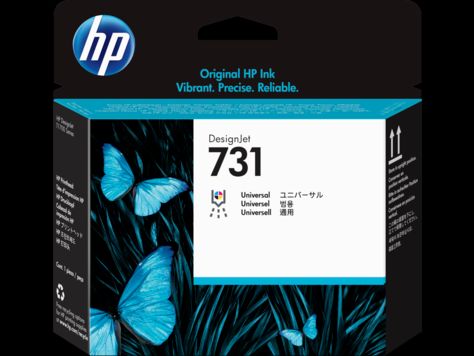 HP originál tlačová hlava P2V27A, HP 731, black