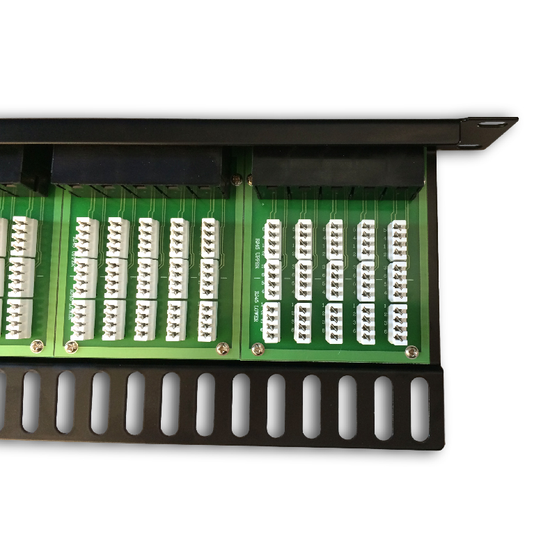 DATACOM Patch panel ISDN 50p.1U Integrovaný BLACK, 19" 