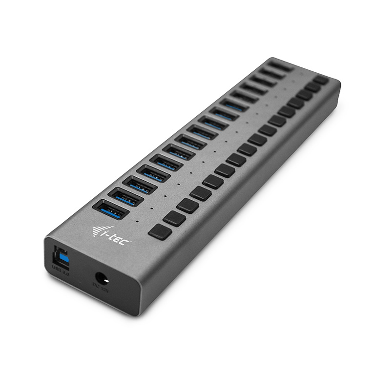 i-tec USB 3.0 Charging HUB 16 port + Power Adapter 90W