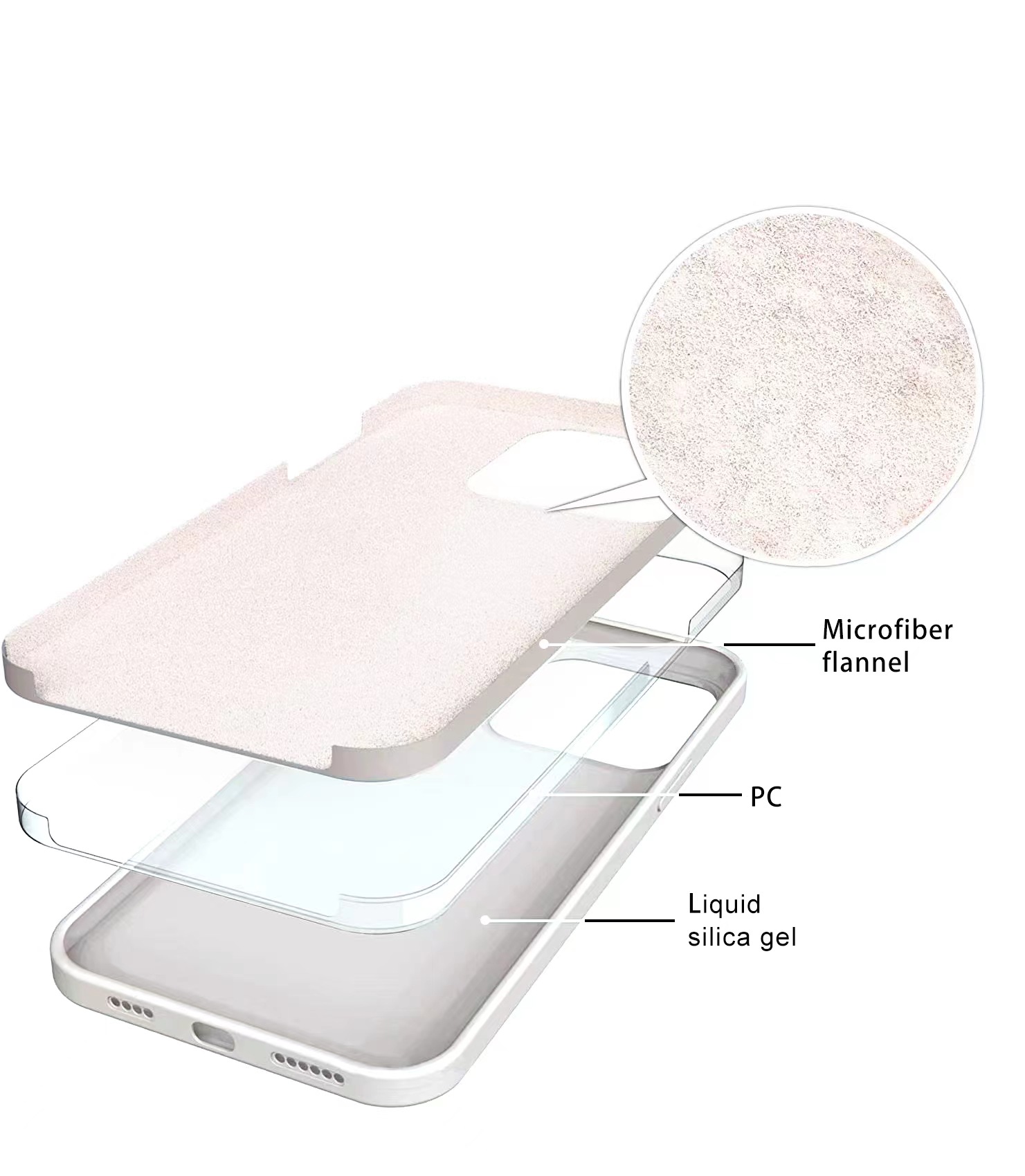 ER POWER Silikónový kryt CARNEVAL SNAP pre iPhone 12 mini s MagSafe - modrá 