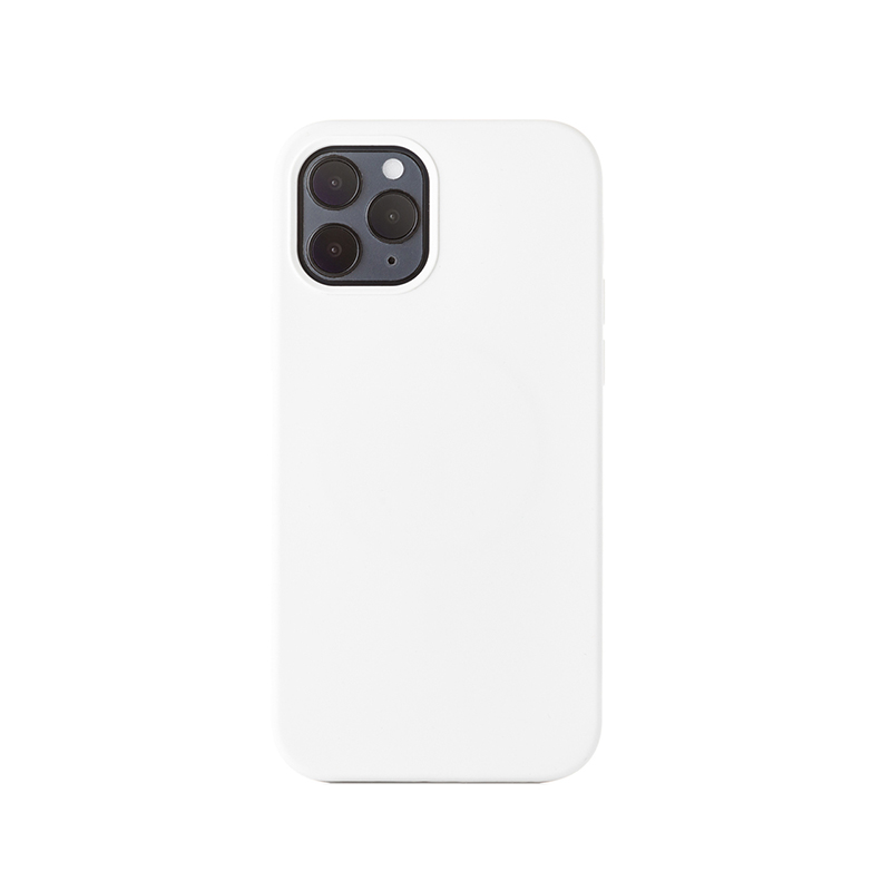 ER POWER Silikónový kryt CARNEVAL SNAP pre iPhone 13 Pro s MagSafe - biela 