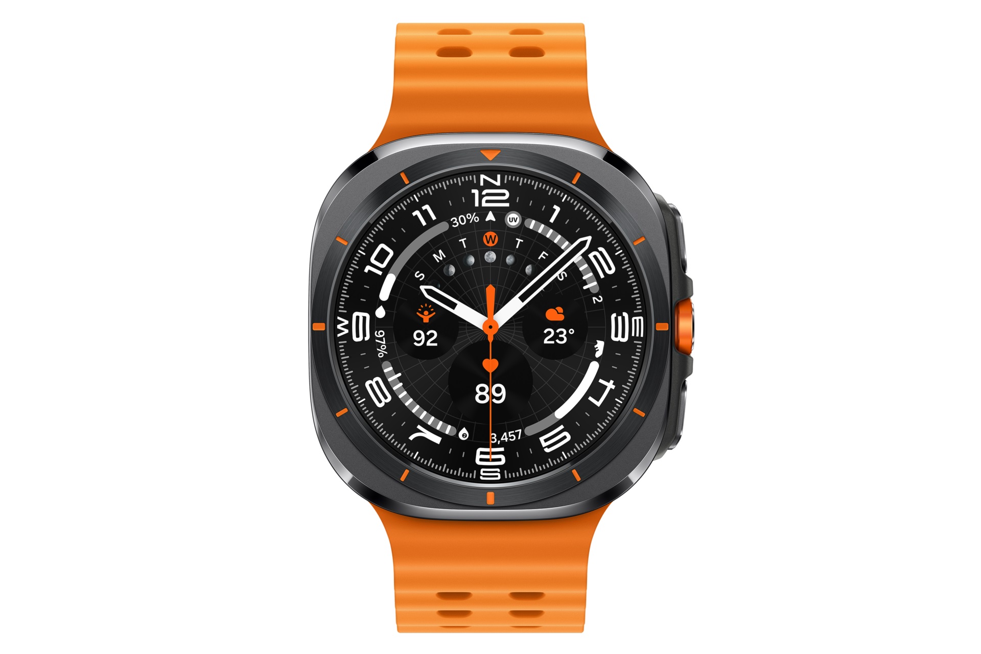 Samsung Galaxy Watch Ultra/ 47mm/ Titanium Gray/ Šport Band/ Orange 