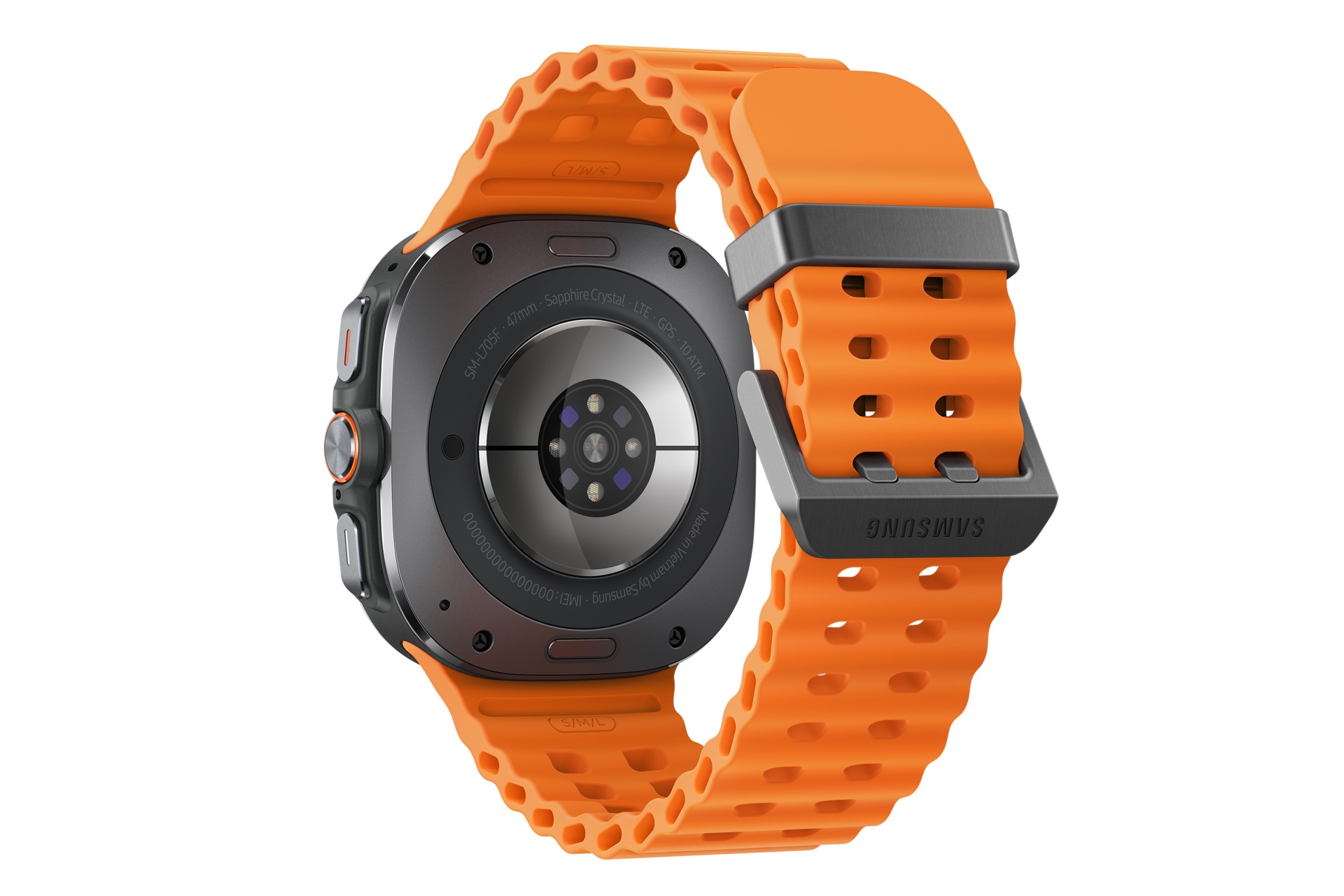 Samsung Galaxy Watch Ultra/ 47mm/ Titanium Gray/ Šport Band/ Orange 