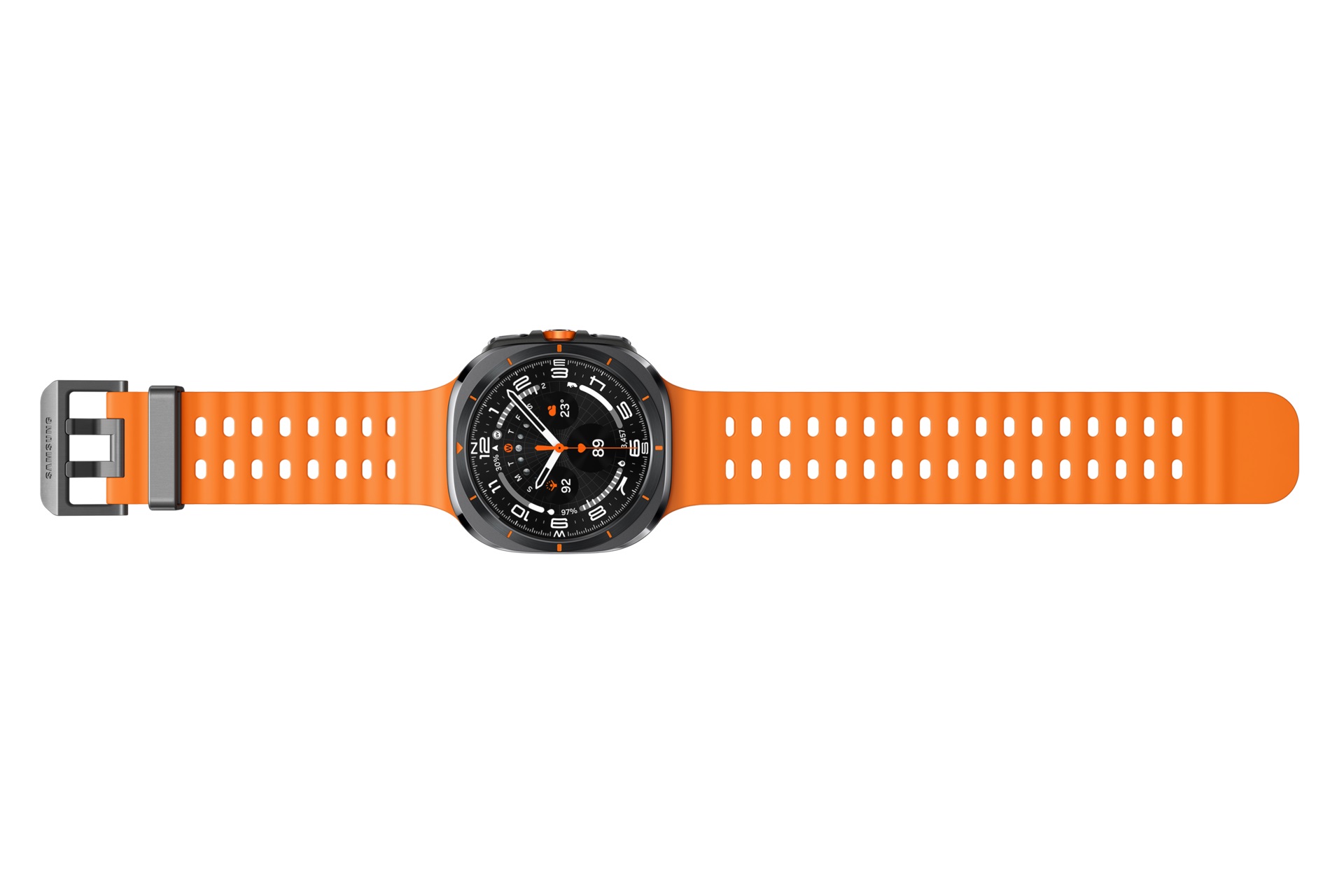 Samsung Galaxy Watch Ultra/ 47mm/ Titanium Gray/ Šport Band/ Orange 