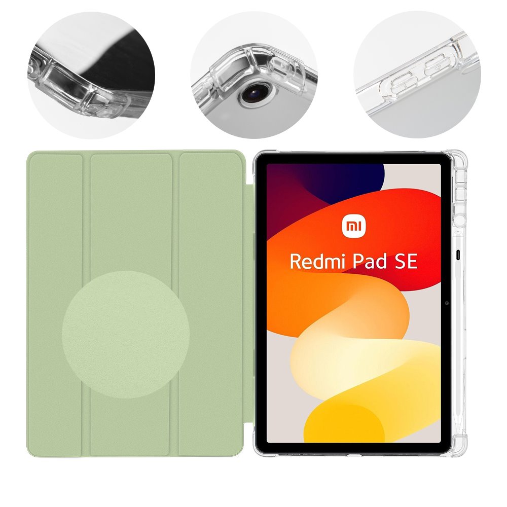 OBAL:ME MistyTab Puzdro pre Xiaomi Redmi Pad SE Light Green 