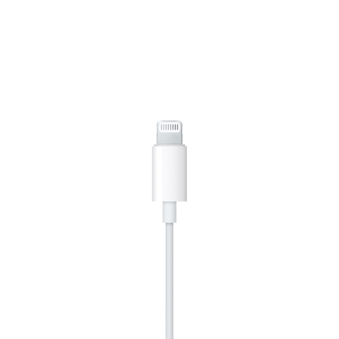 Apple EarPods/ Lightning/ Drôt/ Biela 