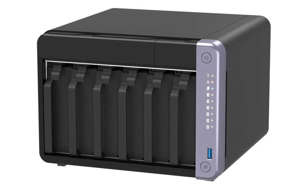 QNAP TS-632X-4G (4core 2GHz, 4GB RAM, 6x SATA, 1x PCIe slot, 2x 2, 5GbE, 2x 10GbE SFP+, 2x USB 3.2) 