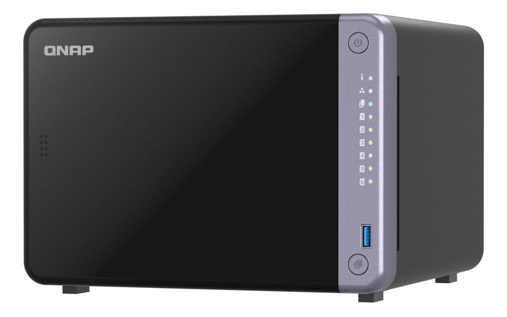 QNAP TS-632X-4G (4core 2GHz, 4GB RAM, 6x SATA, 1x PCIe slot, 2x 2, 5GbE, 2x 10GbE SFP+, 2x USB 3.2) 