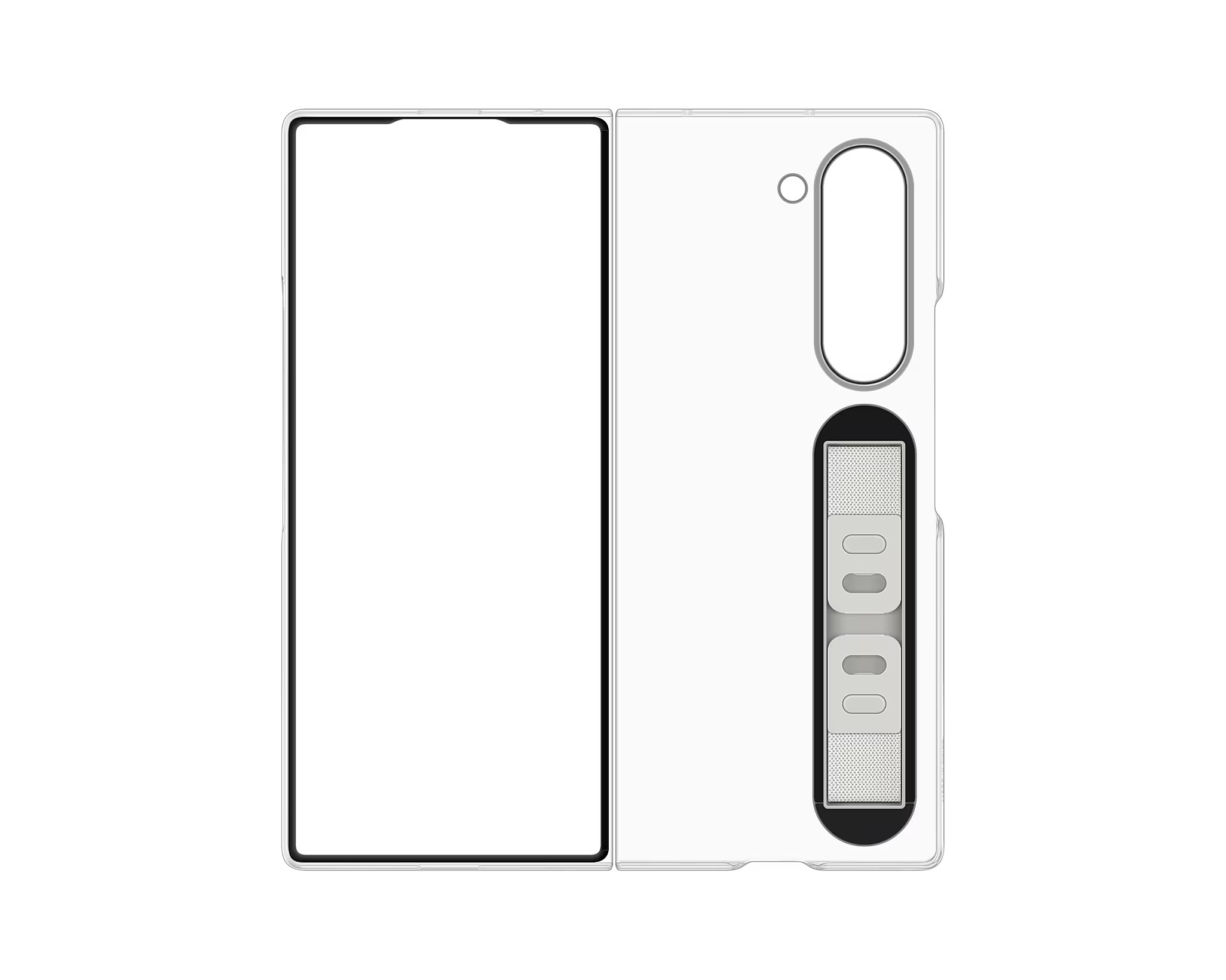 Samsung Priehľadný zadný kryt pre Z Fold 6 Transparent
