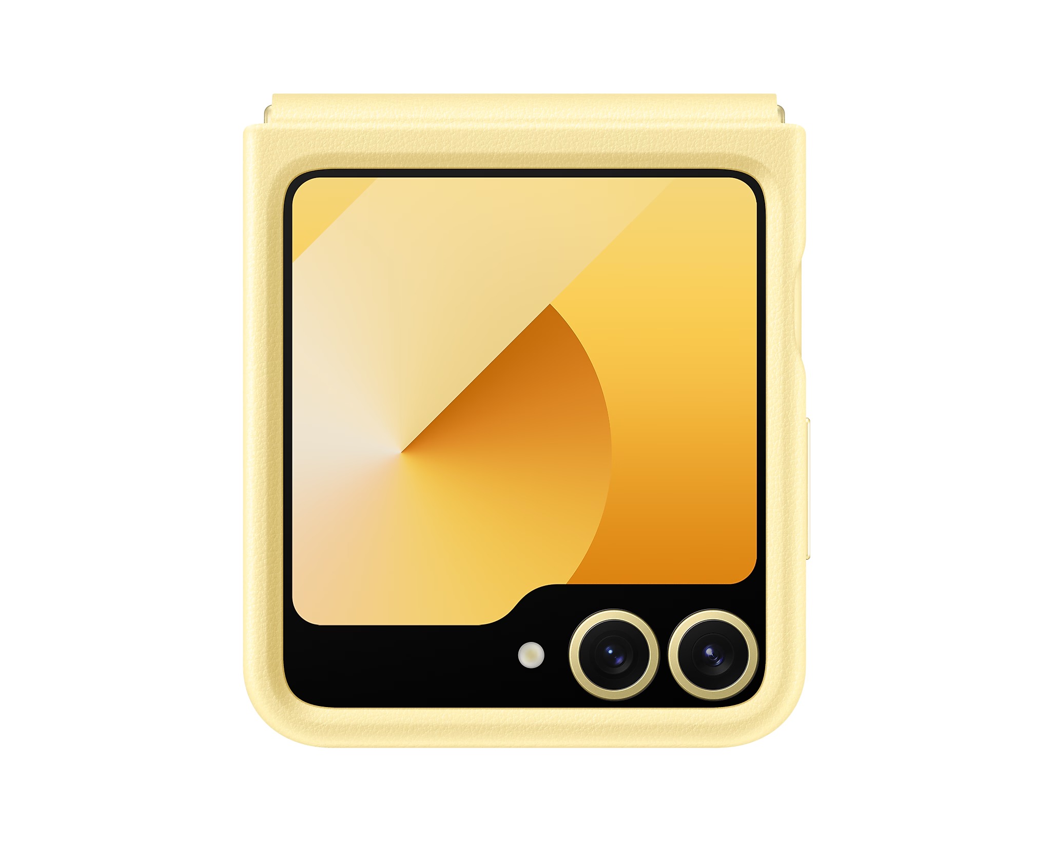 Samsung Ochranný kryt z vegánskej kože pre Flip 6 Yellow 