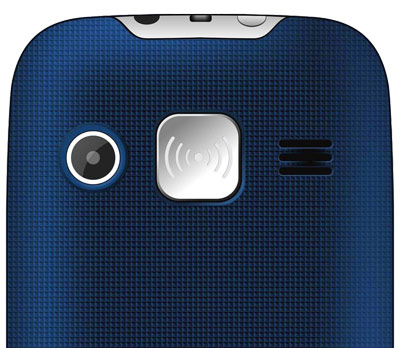 EVOLVEO EasyPhone XR, mobilný telefón pre seniorov s nabíjacím stojanom, modrá 