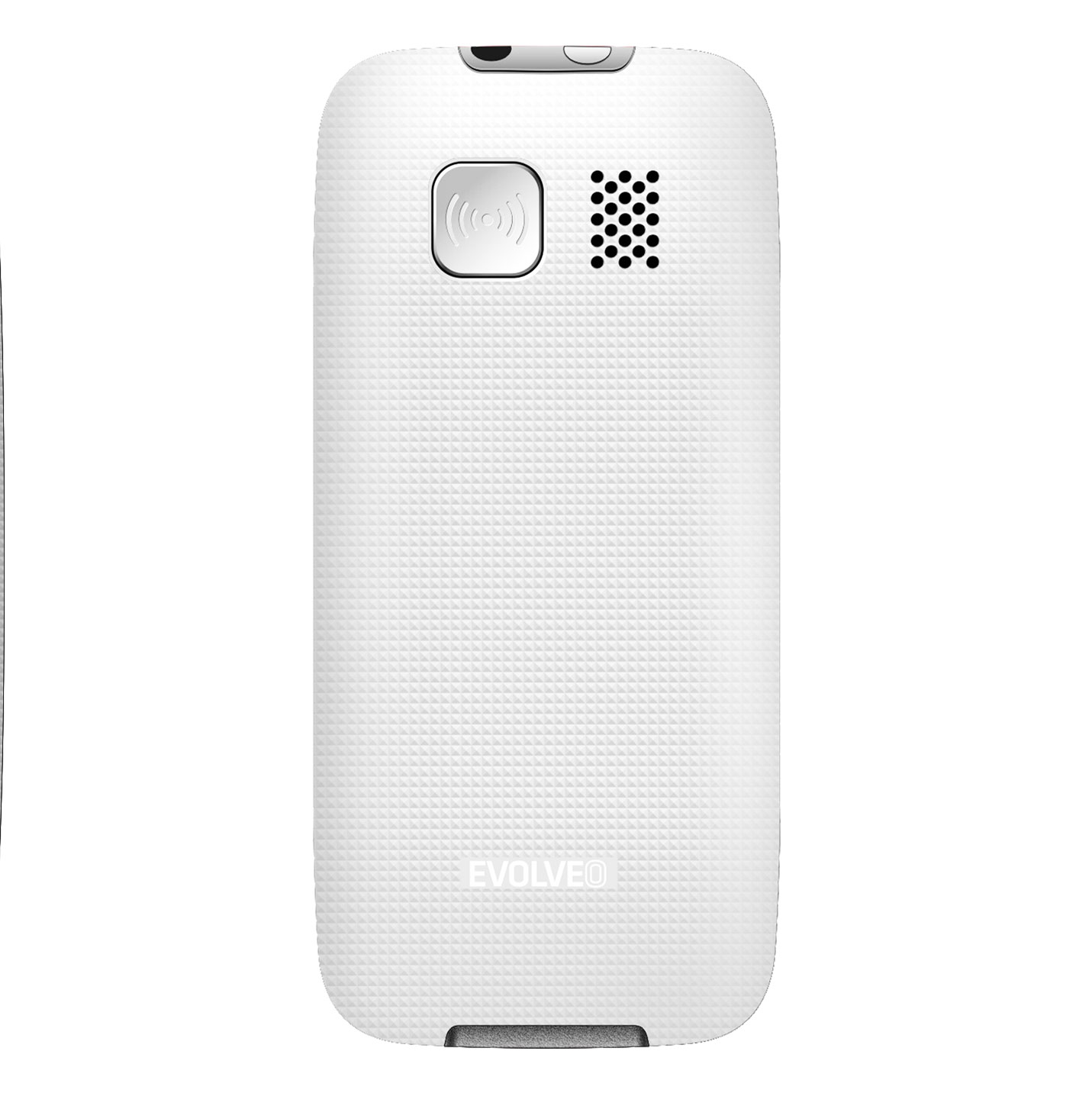 EVOLVEO EasyPhone, mobilný telefón pre seniorov s nabíjacím stojanom, biela 