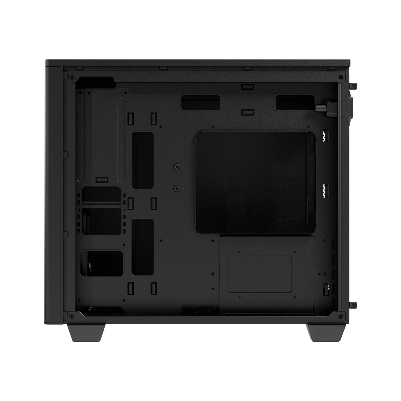 FSP CST360B/ Micro Tower/ Transpar./ Čierna 