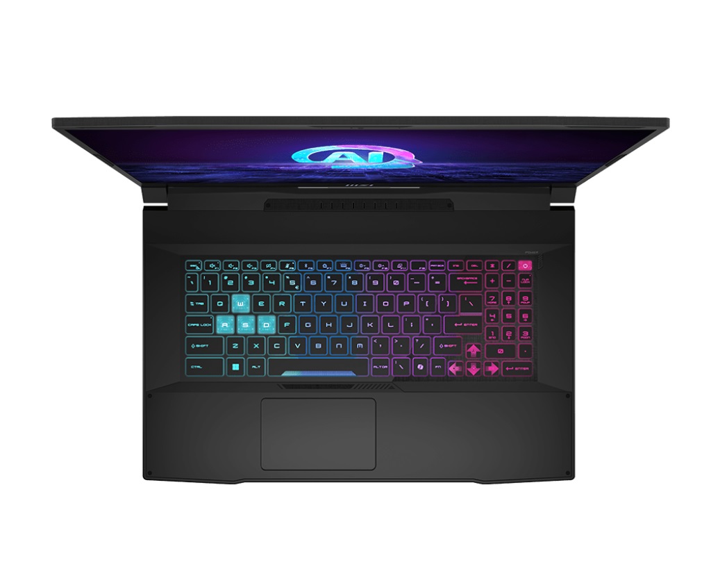 MSI Katana/ A17 AI B8VF-887XCZ/ R9-8945HS/ 17, 3"/ QHD/ 32GB/ 1TB SSD/ RTX 4060/ DOS/ Black/ 2R 